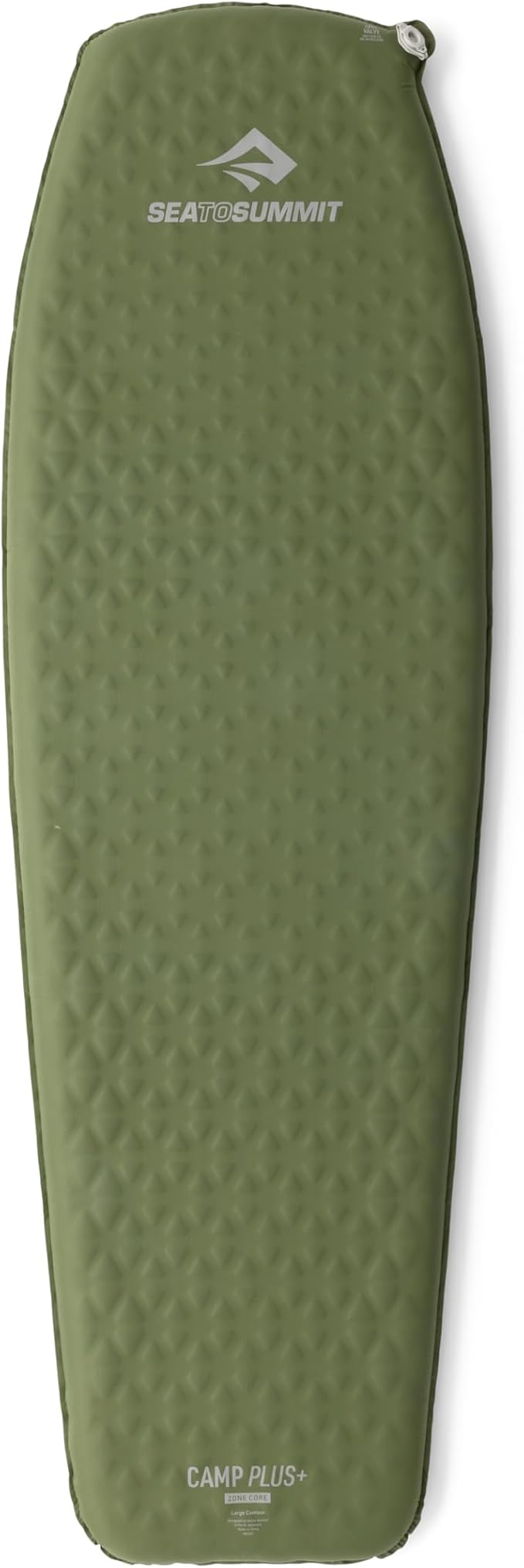 Sea to Summit Camp Plus Self-Inflating Foam Sleeping Mat for Camping - Tapered - Regular (72 x 22 x 2.6 inches)