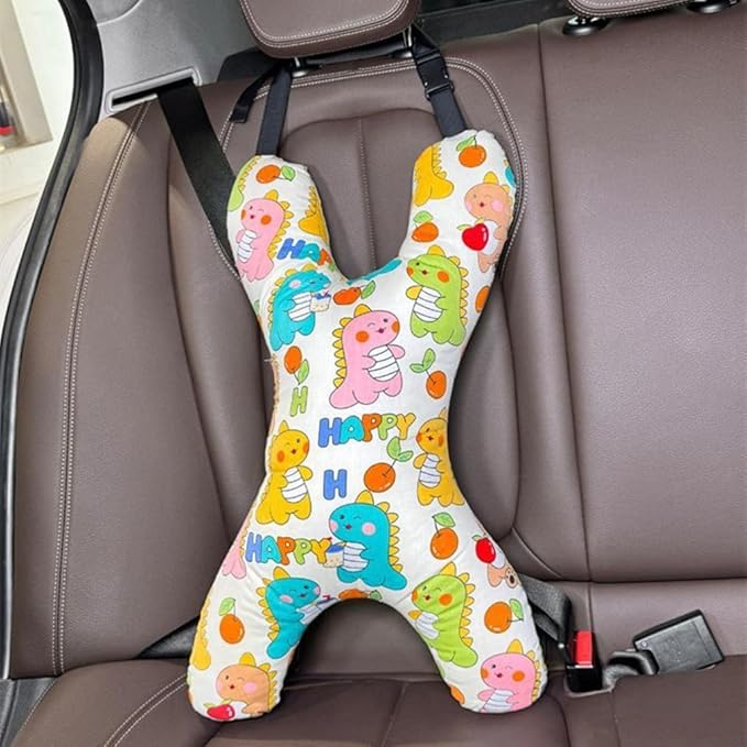 Car Travel Pillow for Kids Adults X-Shaped Car Sleeping Head Support Soft Neck Pillow Head and Body Support Travel Pillow Cushion for Car Seat Pillow Car Aircraft Travel Pillow Headrest for Road Trips