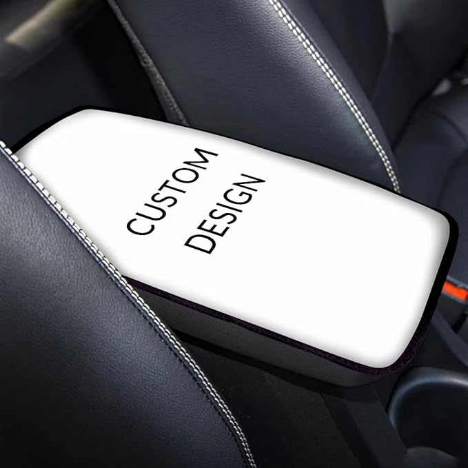 JoyLamoria Custom Automotive Armrest Pad Protector High Stretchy Car Armrest Cover Easy Install