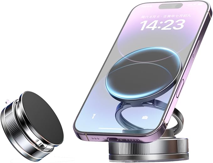 Car Phone Holder for Magsafe360° Adjustable Car Phone Mount, Phone Holders for Your Car for iPhone 16 Pro Max 15 14 13 12 Plus
