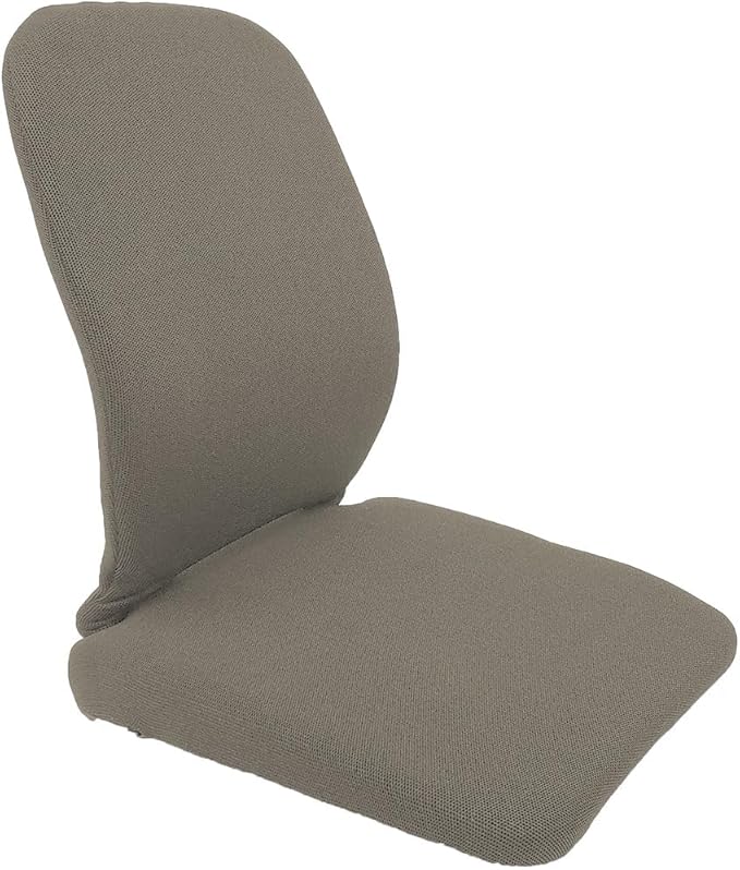 McCarty's SacroEase MSE4-CREAM – Black Lumbar Back Support Car Seat Cushion with Cream Colored Cover – Black Sacro Wedge Lumbar Support for Car Seat use - 16 in. x 15 in. x 19 in. in.