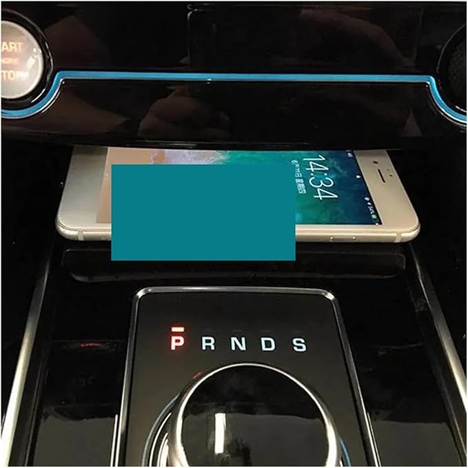 Phone Holder Wireless Charging Pad Fit for Jaguar F Pace XE XF X260 XFL Charger Fast Charge Adapter Mobile Holder Car Accessories Interior Practical(Color:with lighter-01)