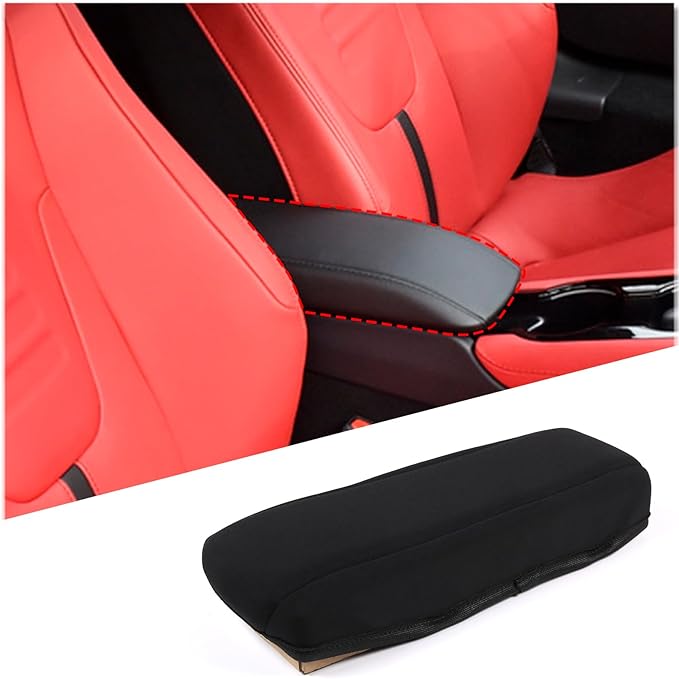 Center Console Armrest Seat Box Cover Compatible with Lotus Emira 2022-2024, Cushion Lid Protector Pad Anti-Scratch Interior Accessories