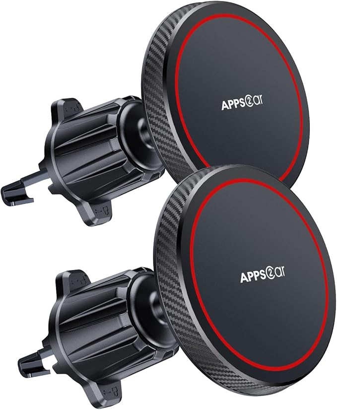APPS2Car for MagSafe Car Mount Air Vent [2 Pack] Magnetic Car Mount for iPhone 17 16 15 14 13 12, MagSafe Case