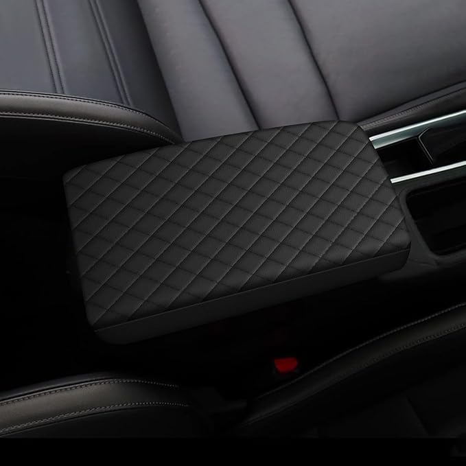 AOMSAZTO Console Pad for Nissan Sentra Armrest Pad for Nissan Sentra Black