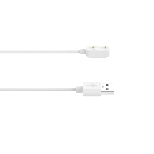 E ECSEM Charger Cable Compatible for Huawei Watch Fit 3/Fit 2/FIT/FIT Mini/Band 10/Band 9/Band 8/Band 7/Band 6/Band 6 Pro, 2Pack Huawei Watch FIT 3 Charging Dock Clip Stand Replacement 3.3Ft USB Cord