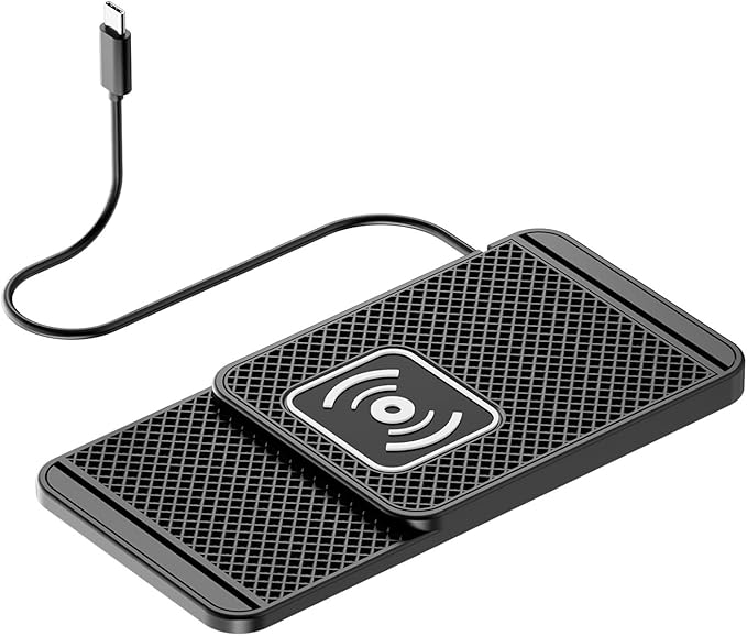 Wireless Charging Pad for Car for Toyota 4Runner 2000-2025, Non-Slip Type C/USB 20W Fast Phone Charging Pad DIY Trim-to-Fit No Interior Damage,B&Type-C
