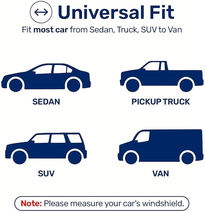 GENANY Superhero Movie Windshield Sun Shade for Car SUV Truck (55x30 Inches), Sun Shade Windshield, Shades for Front Windows, Protector Blocks UV, Car Decor