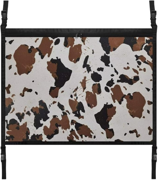 Black Brown Spot Car Roof Storage Bag Car Seat Back Hanging Bag Multi-Purpose Car Bag Storage Box Organizer Pouch Pocket Inner Car Accessories Compatible with Most Vehicles