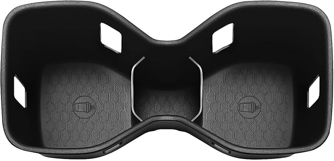 Muslogy Center Console Cup Holder Inserts Compatible with 2022-2025 2026 Nissan Frontier Accessories Middle Console Armrest Front Drink Stopper Non-Slip Organizer Drink Cup Holder Organizer