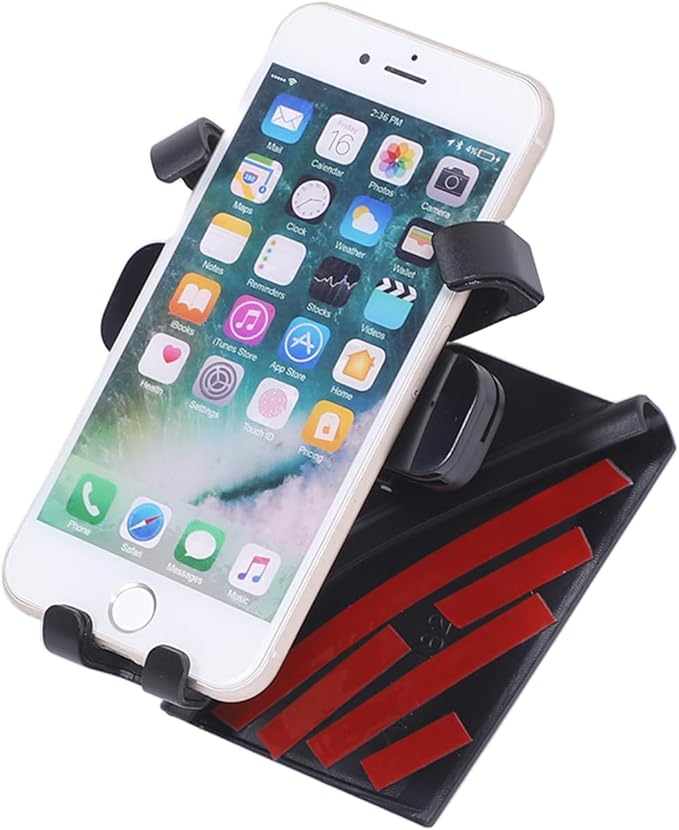 Phone Holder Compatible with Cadillac Escalade 2021-2025,360° Rotation Adjustable Center Console Navigation Screen Cell Phone Holder Fit for Most Smartphones (B)