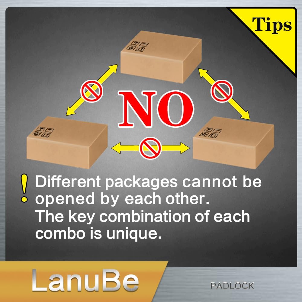 LanuBe Laminated Padlock 1-9/16inch (40mm) Long Shackle 24 Pack Keyed Alike, Blue Plastic Hoop, Bulk Locks for Warehouse, School