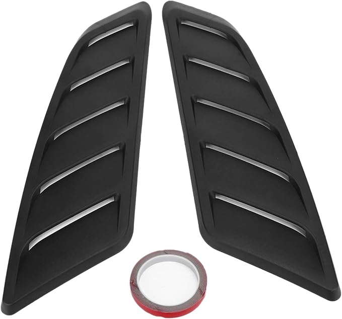 Hood Vent,Hood Vents For Cars,Car Hood Vent,Automotive Hood Louvers,2Pcs Car Auto Modification Hood Bonnet Vent Cover Fit For 2015-2017