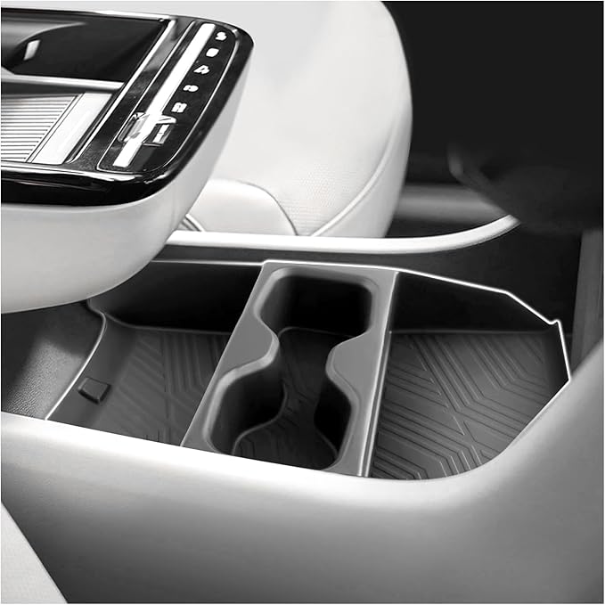 SXCY for 2025 2026 Hyundai Tucson Center Console Organizer [TPE] for 2025 2026 Hyundai Tucson Accessories Full-Button Wire Console Cupholer Tray 2025 2026 Tucson Limited Under Console Organizer