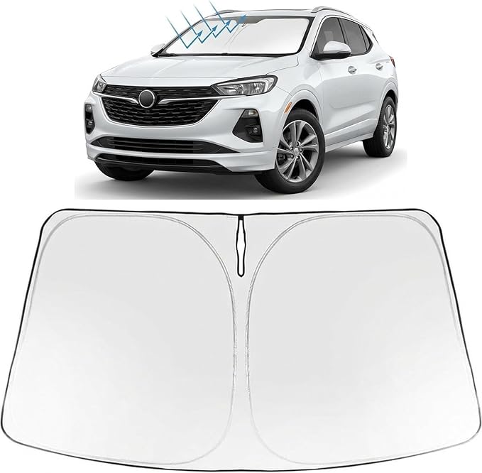 Proadsy Windshield Sun Shade for Buick Encore GX 2020-2026 Foldable Front Sunshade Protector Sun Visor Blocks UV Rays Keep Car Cooler Accessories