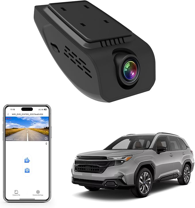 Mangoal 4K Dash Cam Custom fit for Subaru Forester Select Gen6 SL 2025 2026 (Model B), AWD Limited Premium Sport Touring etc, Integrated OEM Look, UHD 2160P Video, App & WiFi, 64GB Card