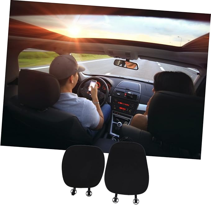 2pcs Car Seat Cushion Lumbar Support Breathable Ice for Summer Comfortable Travel Accessories