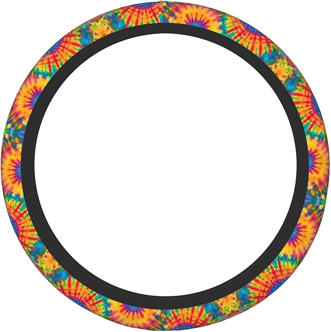 Car Steering Wheel Cover,Boho Universal Non Slip Wheel Protector 15 Inch Elastic Car Accessories for Men Women