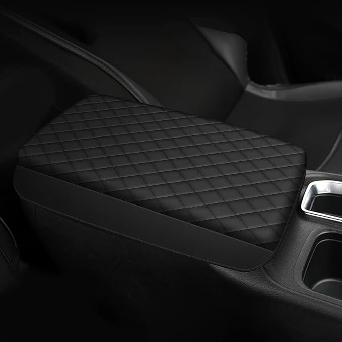 AOMSAZTO Console Pad for Nissan Sentra Armrest Pad for Nissan Sentra Black