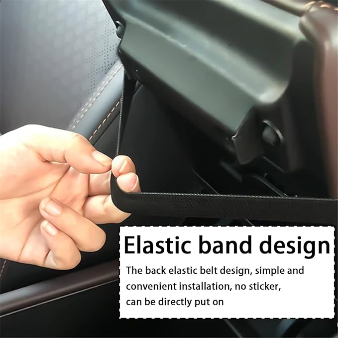 Car Center Console Cushion Pad for Hyundai Elantra 2017-2020, Leather Armrest Box Pad Armrest Cover Arm Rest Cover Pad with 2 Storage Bags Waterproof for Most Vehicles Vehicles SUVs