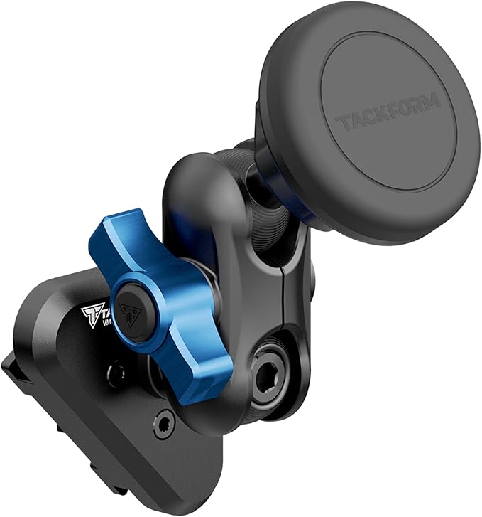 Tackform Link Vent Phone Mount Compatible with 2015-2020 Ford F-150, 2017-2021 Super Duty, 2018-2021 Expedition | Aluminum | Universal Magnetic Holder | 2" Arm | Blue Knob | (NOT MAGSAFE Compatible)