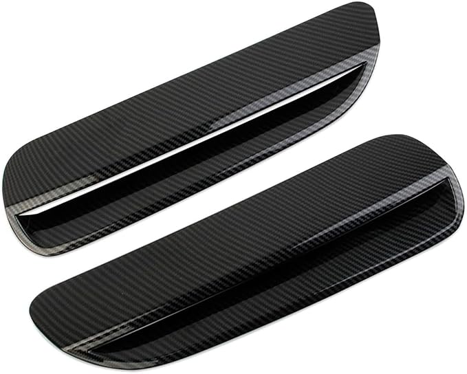 Car Engine Hood Air Outlet Vent Cover Trim Compatible with Pontiac G8 08-09/Holden Commodore 06-12 Car Front Engine Hood Vent Air Flow Intake Body Moulding Protection Cover decoration (carbon fiber)