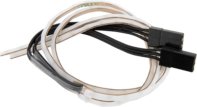 MEUS RACING RC LED Strip Colored Light Strip Flexible Cuttable for TRX4M SCX24 1/24 1/18 RC Crawlers Upgrade (Multiple Modes)