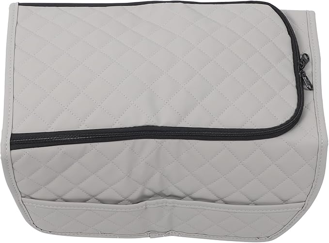 Center Console Armrest Cover Compatible with Toyota Tundra 2022+ Sequoia 2023+ Leather Middle Console Cushion Lid Pad Waterproof Anti-Scratch Armrest Seat Box Cover With Pocket Storage Bag Accessories