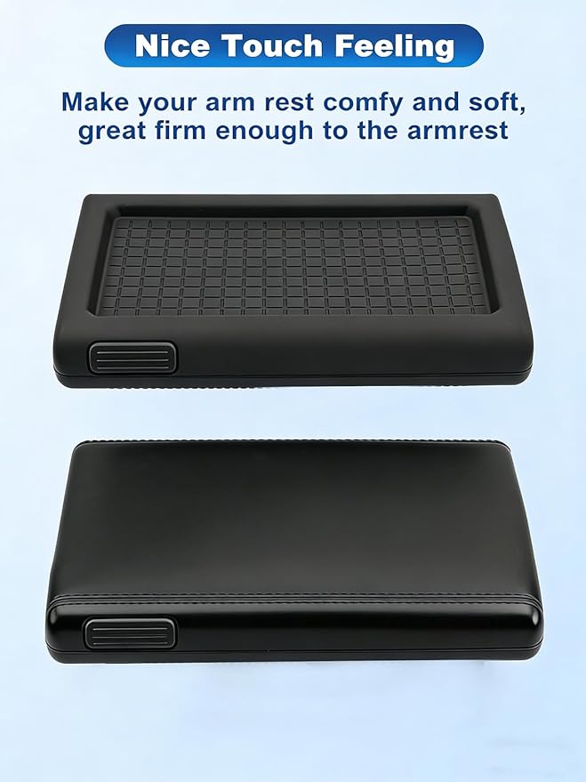 CDEFG for 2026 Toyota RAV4 Center Console Cover for 2026 Toyota RAV4 Accessories Armrest Cover Middle Console Pad with Storage