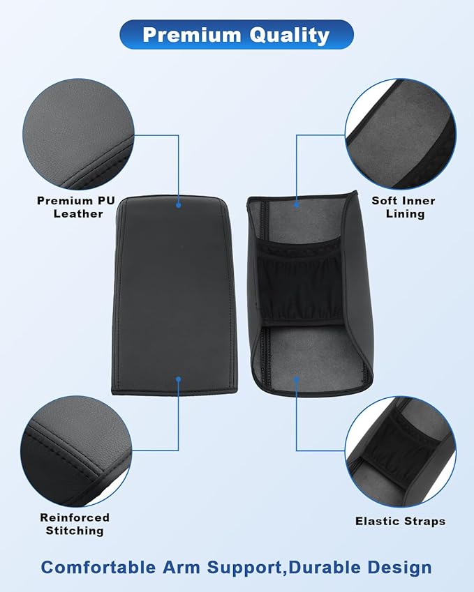 CDEFG for 2026 Subaru Forester Center Console Cover for 2026 Subaru Forester (Touring/Wilderness/Premium) Accessories Armrest Cover Middle Console Arm Rest Protector