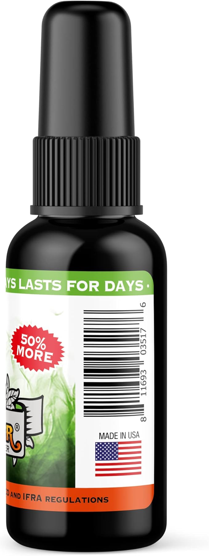 BluntPower (Kush, 1 Pack) Concentrated Air Freshener for Room and Car Spray - Oil-Based Diffuser Spray Bottle - Long-Lasting Bathroom Spray, Car Freshener, & Odor Eliminator Spray