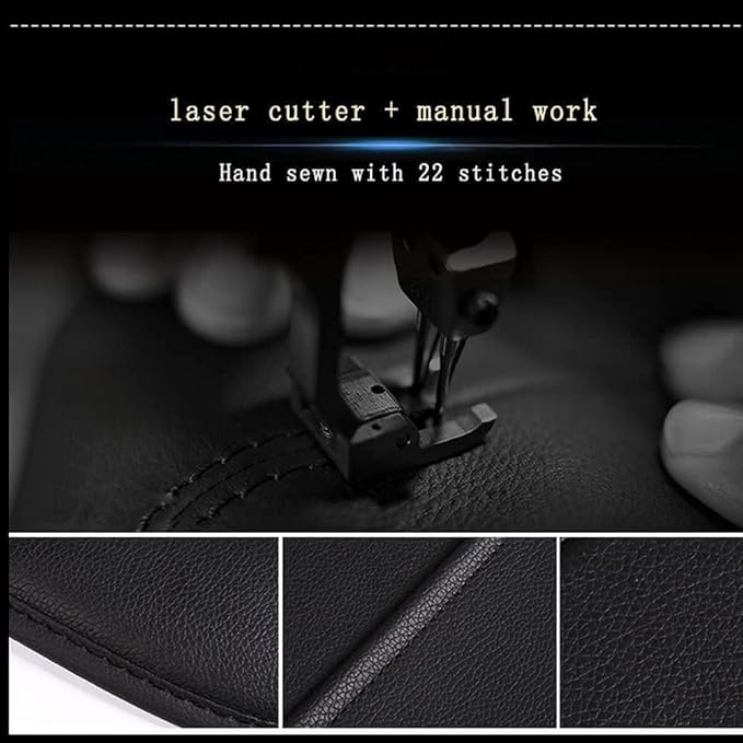 2 Pack PU Leather Premium Car SeatBack Organizer Travel Accessories Kick mats Back seat Protector and Cup Holder Holder Universal Use Seat Covers (23×17.1 in)