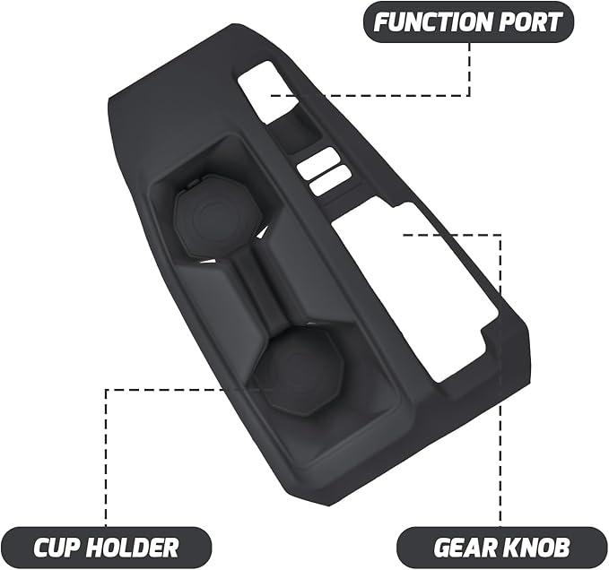 for 2025 Honda Accord Sports Silicone Gear Shift Panel Protective Cover with 11th Gen Accord 2023 2024 Car Interior Decorative Accessories Black Center Console Coaster(Not for PHEV Hybrid)