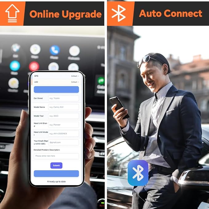 Wireless CarPlay Adapter for iPhone: Get in Your Car and Go - Auto Connects, Go Wireless Instantly, Crisp Audio, Always Updated. Carlinkit 5.0 Dongle for Wired CarPlay Android Auto Cars(2AIR Black).