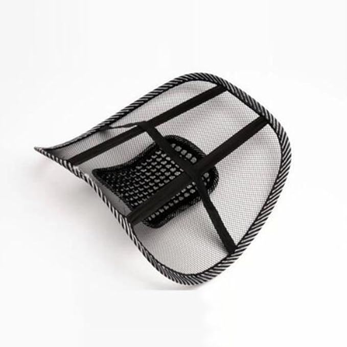 Car Seat Chair Massage Back Lumbar Support Mesh Ventilate Cushion Pad Auto Seat Cushion Home Office Waist Breathable Density Mesh for Back Pain and Poor Posture Fits to All Chair