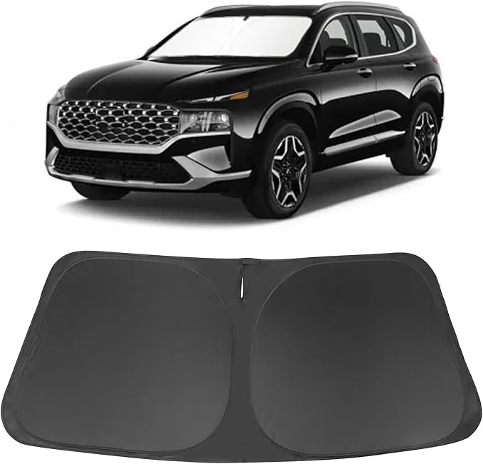 Windshield Sun Shade Custom Fit for 2017 2018 2019 2020 2021 2022 Kia NIRO Accessories Foldable Sunshade Sun Blocker Protect Car from Sun Rays & Heat Damage Keep Car Cooler