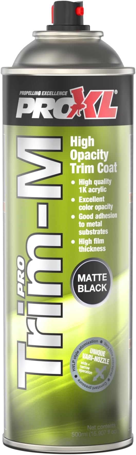 ProXL ProTrim Matt Trim Coating Aerosol - 500 ml | Restores & Renews Exterior Plastic Trim | Smooth Matt Black Finish | Fast Drying & Durable | Ideal for Bumpers, Grilles, Side Mirrors & More