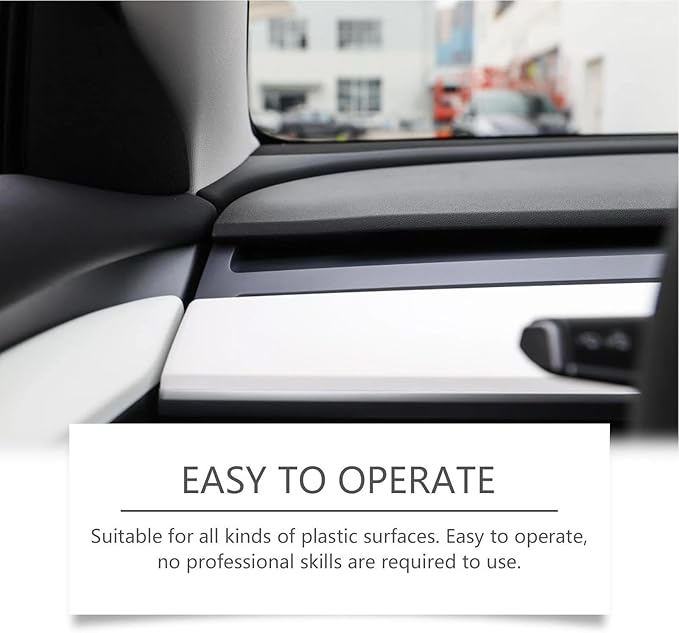 Car Trim Restorer - 120ml Professional Spray Cleaner | Handmade Craft Artistic Detailing Durable Shine & Easy Use Features with Towel and Sponge for Automotive Interior Dashboard