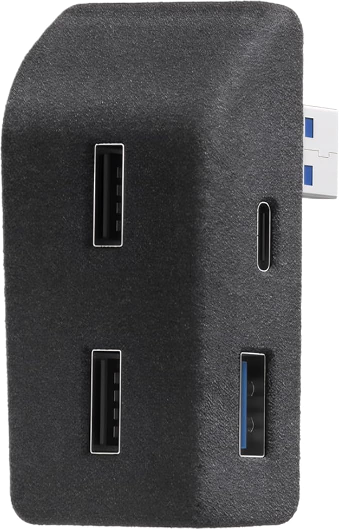 Glove Box Docking Station for Tesla Model Y USB Shunt Hub Docking Station Central Control Expander Glove Box Docking Docking for Tesla Model 3/Y Highland (My 2021-2024)