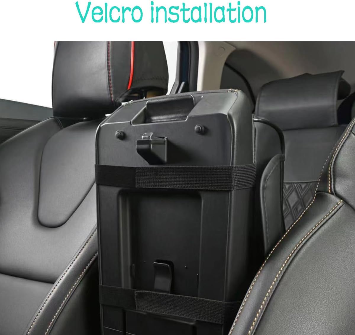 Car Armrest Cover Leather Car Console Covers Box Pad with Pocket and Tissue Box Arm Rest Cover for Car for SUV Truck Sedan Vehicle (Favor-red)