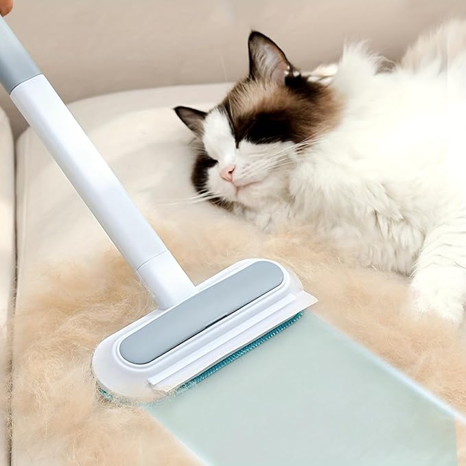 Pet Hair Remover, 4-in-1 Reusable Dog & Cat Hair Removal Tool – Standard Handle (17.7"), 2-Pack (Value Pack), Effective Lint Brush for Furniture, Couch, Carpet, Car Seats & Window Screens
