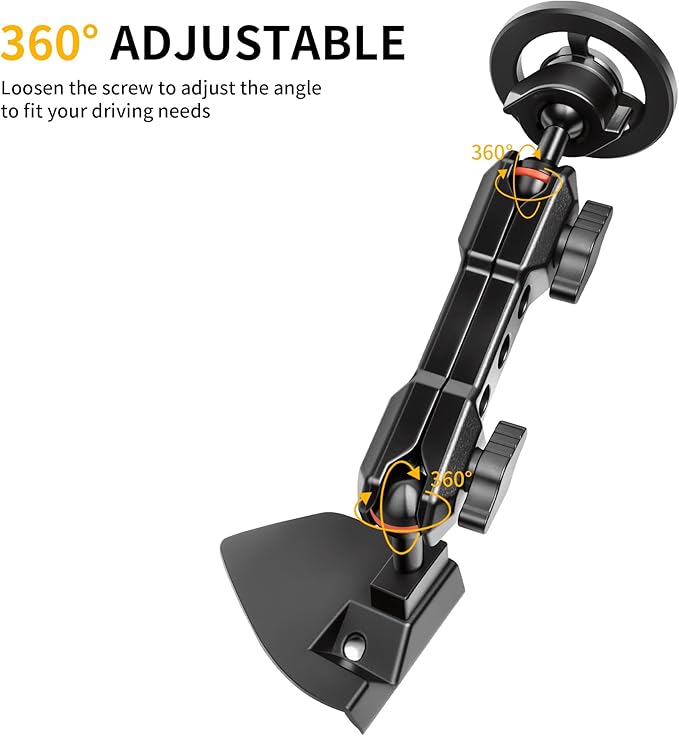Magnetic Phone Mount Holder for 2018-2023 Jeep Wrangler JL 4XE Gladiator JT, for Magsafe iPhone 12-17 Series Accessories, 360° Adjustable, One-Hand, Off-Road Stable, No Darill Easy to Install