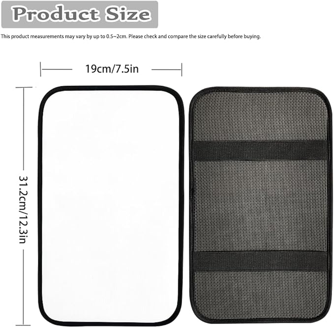Deer Car Center Console Cover Pad Cute Arm Rest Cover for Cars Car Armrest Covers Protector for Car Armrest Storage Box Universal Auto Interior Accessories
