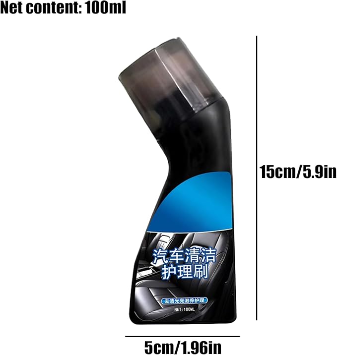 Car Trim Restorer – 100ml Black Coating Agent, Auto Detailing for Hardening and Fading | Exterior Renewal for Door Frames, Bumpers, Headlight Covers, Long Lasting Shine Protectant