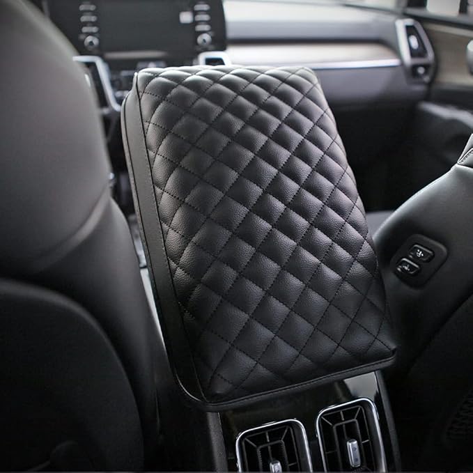 KMMOTORS Sorento(2021-2023) Center Console Cover, Armrest Cushion, Car Accessories (Black)