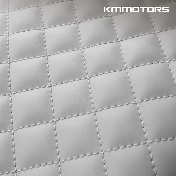 KMMOTORS Carnival KA4 2020-2025 Center Console Cover, Armrest Cushion, Console Protector, Carnival Accessories (Carnival KA4, Light Gray)