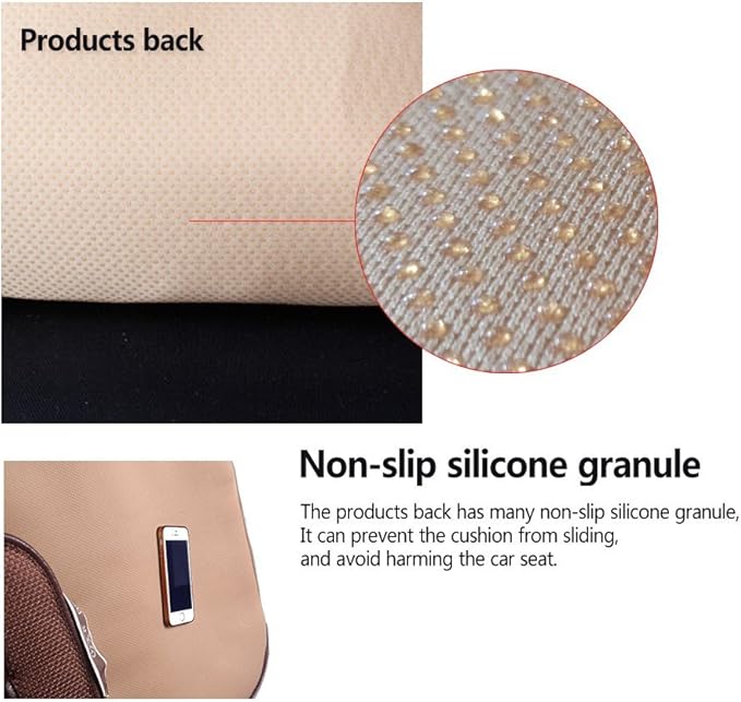 Suninbox Car Seat Cover,Linen Bottom Car Seat Covers,Universal Cloth Car Seat Cushion Cooling Breathable Ventilated Front Seat Only[Gray] Automotive, SUV, Truck, and Van