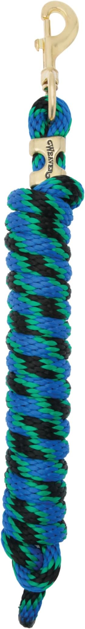 Weaver Equine Performance Lead Rope, Long Horse Lead Rope with Quick Halter Attachment, Soft Comfort Grip, Barn Horse Tack for Daily Use & Showing