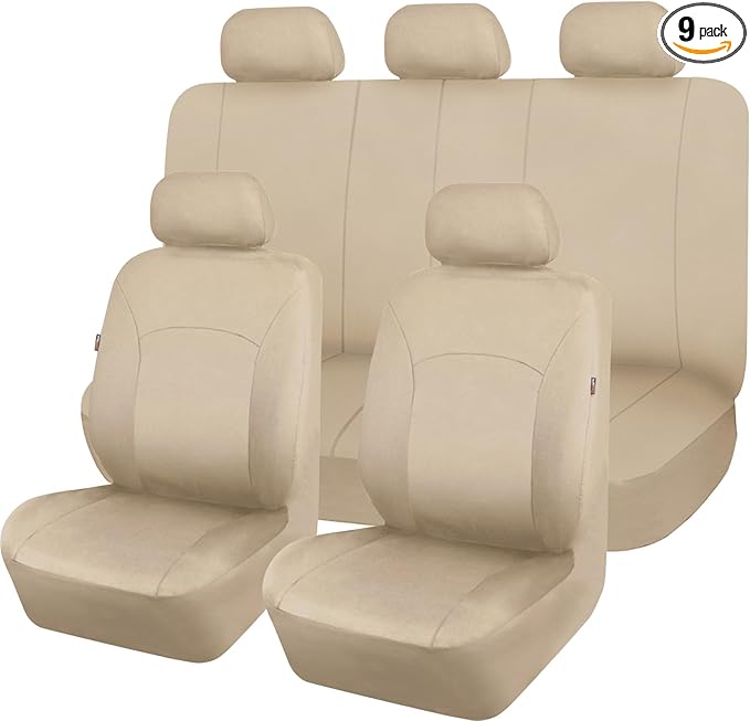 Flying Banner Car Seat Covers Front Seats Rear Bench Polyester car seat Protectors Easy installations Rear Bench Split Classic Man Lady Truck