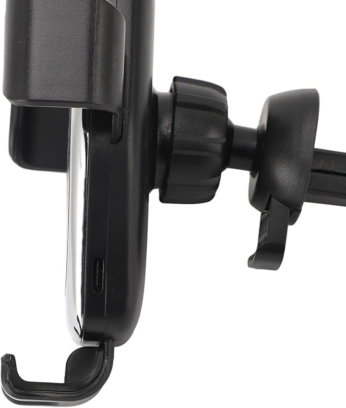 SUNGOOYUE 15W Car Wireless Charger Stand 360 Degree Rotatable Phone Holder for Car Vent D01 Black